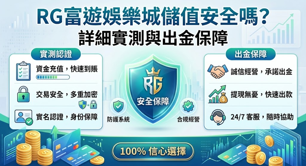 即刻驗證 RG 富遊娛樂城金流安全性,暢玩更有保障。 即刻驗證 RG 富遊娛樂城金流安全性,暢玩更有保障。